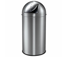 EKO Pushcan 40 liter mat RVS