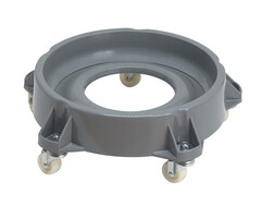 Kunststof trolley voor Ø45cm grijs