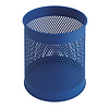 Geperforeerde papierbak 15 liter blauw