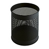 Geperforeerde papierbak 15 liter zwart