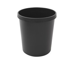 Helit Ronde papierbak 18 liter zwart