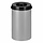 Vlamdovende papierbak 20 liter (aluminiumgrijs, zwart)