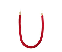 A-Select Koord van velours (rood, messing)