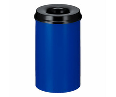 Vlamdovende papierbak 20 liter (blauw, zwart)