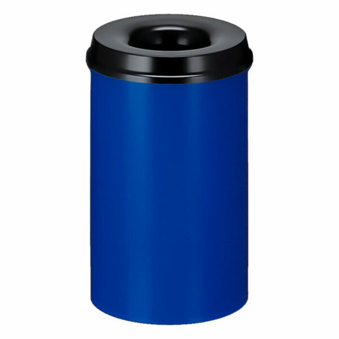 Vlamdovende papierbak 20 liter (blauw, zwart)