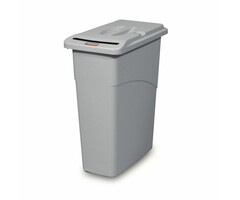 Rubbermaid Slim Jim Combo Confidential 87 liter grijs
