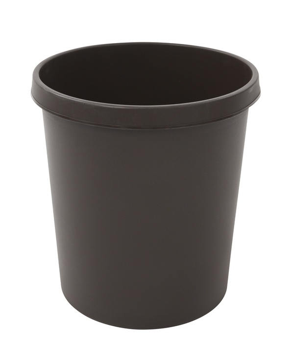 Helit Ronde papierbak 18 liter bruin