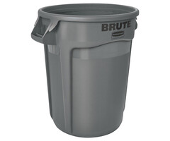 Rubbermaid Ronde Brute container 121,1 liter grijs