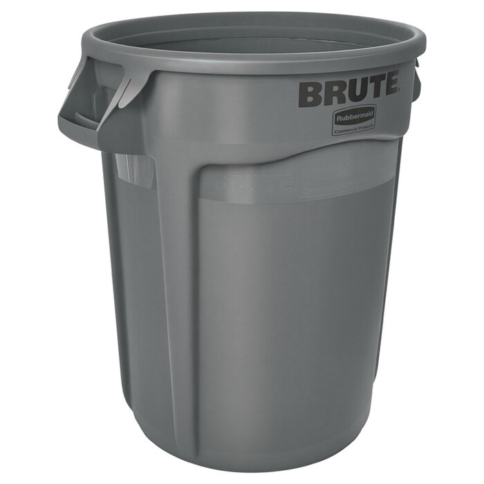 Rubbermaid Ronde Brute container 121,1 liter grijs