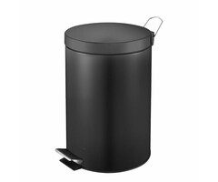 Pedaalemmer 20 liter zwart