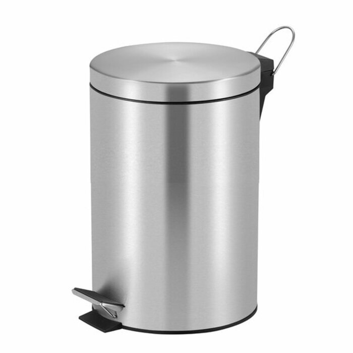 Pedaalemmer 20 liter mat RVS