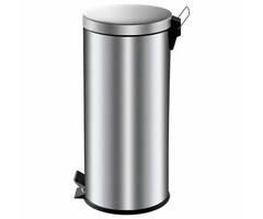 Pedaalemmer 30 liter RVS