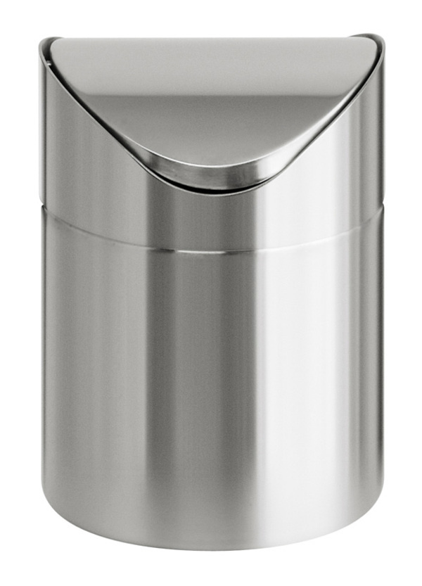 RVS tafelafvalbakje 1,5 liter mat RVS