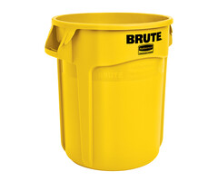 Rubbermaid Ronde Brute container 75,7 liter geel