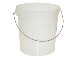 Rubbermaid Ronde opslag container met handgreep 20,8 liter transparant