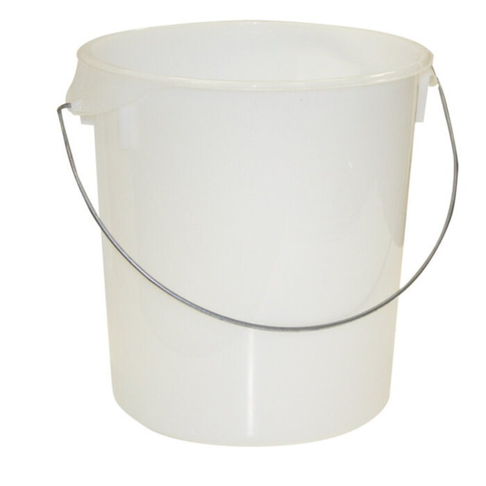 Rubbermaid Ronde opslag container met handgreep 20,8 liter transparant