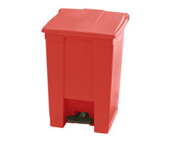 Rubbermaid Step-On Classic container 45 liter rood