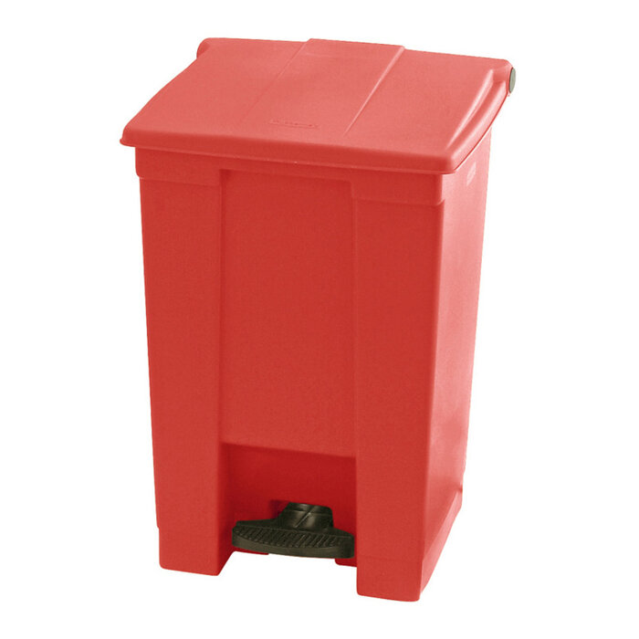 Rubbermaid Step-On Classic container 45 liter rood