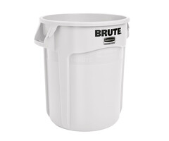 Rubbermaid Ronde Brute container 37,9 liter wit
