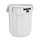 Ronde Brute container 37,9 liter wit