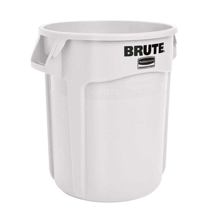 Rubbermaid Ronde Brute container 37,9 liter wit