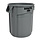 Ronde Brute container 75,7 liter grijs