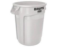 Rubbermaid Ronde Brute container 121,1 liter wit