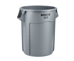 Rubbermaid Ronde Brute Container 208,2 liter grijs