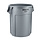 Ronde Brute Container 208,2 liter grijs