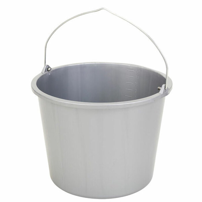 Gripline Emmer 12 liter grijs