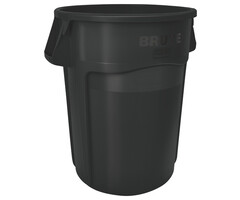 Rubbermaid Ronde Brute Utility container 166,5 liter zwart