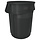 Ronde Brute Utility container 166,5 liter zwart