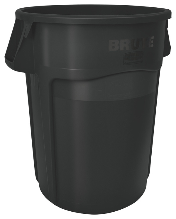 Rubbermaid Ronde Brute Utility container 166,5 liter zwart