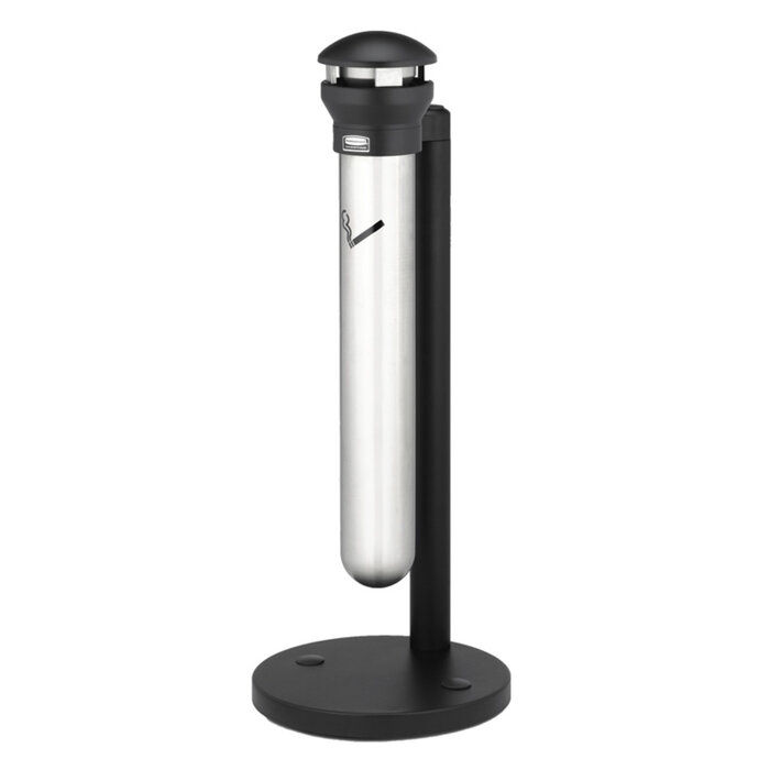 Rubbermaid Staande asbak Infinity (zwart, RVS)