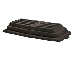 Rubbermaid Deksel Tilt Truck 0,6 m3 zwart