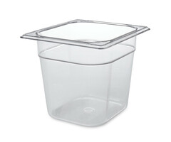 Rubbermaid Gastronorm voedselpan 1/6 2,4 liter transparant