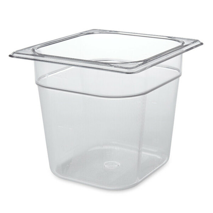 Rubbermaid Gastronorm voedselpan 1/6 2,4 liter transparant