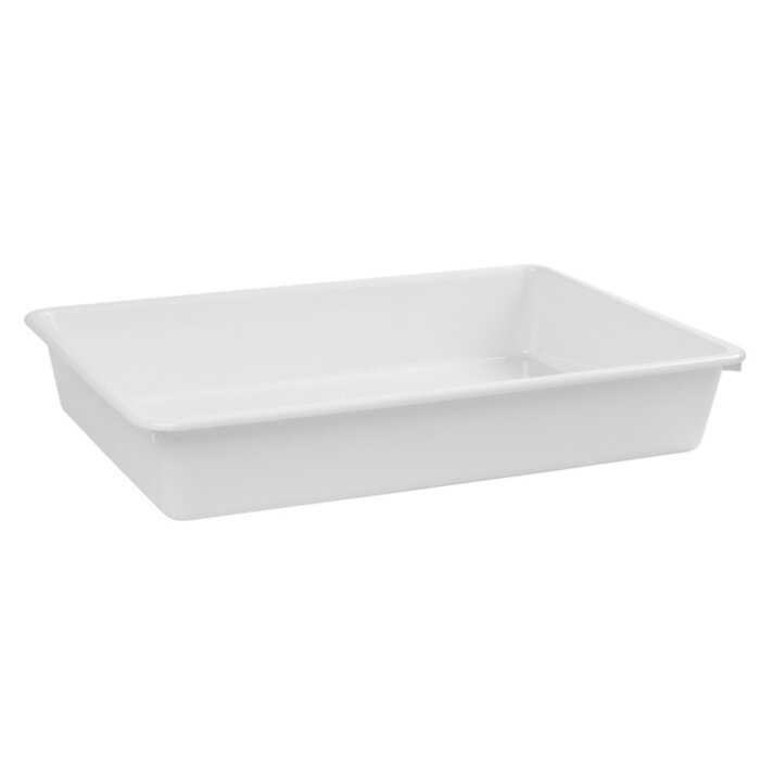 Slagerijbak 49 cm wit