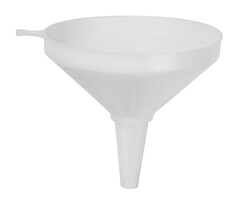 A-Select Trechter met filter Ø24x25 cm wit