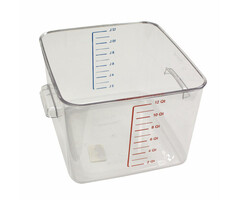 Rubbermaid Ruimtebesparende container 11,4 liter transparant