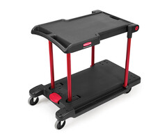 Rubbermaid Multifunctionele Servicewagen (zwart, rood)