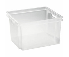 Crownest Opbergbox 30 liter transparant