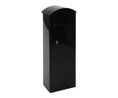 Staande brievenbus Rooftop zwart