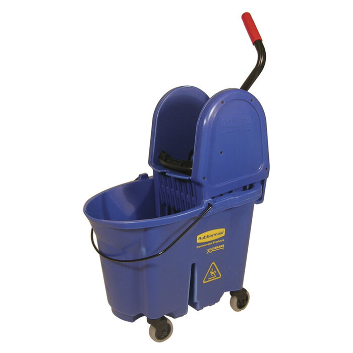 Rubbermaid WaveBrake neerwaartse combopers blauw