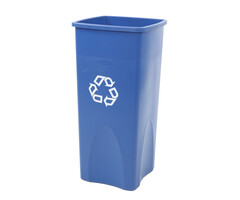 Rubbermaid Untouchable container (blauw, recyclingsymbool)