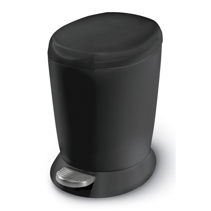 Simplehuman Mini pedaalemmer zwart