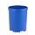 Ronde papierbak 50 liter blauw