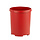 Ronde papierbak 50 liter rood