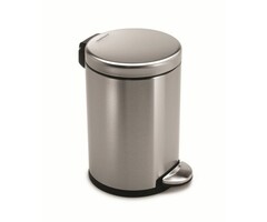 Simplehuman Pedaalemmer Round 4,5 liter mat RVS