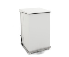 Industriële pedaalemmer 152 liter wit